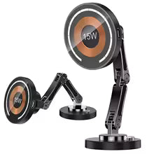 Magnetic Wireless Charger Car Phone Holder 15W Fast Charging